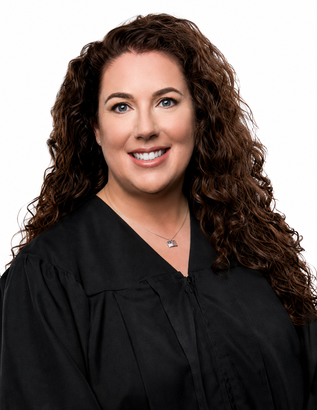 Judge Amy Tarno in her judicial robe
